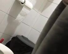 Restaurant Hidden Toilet Cam (Crazy Thick Asain Chick)