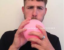 Balloon Fetish - Luke Rim Acres Blowing Balloons