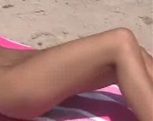 Nude Beach - Hot Exhibitionist Mastubates for Camera