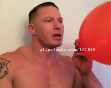 Balloon Fetish - Brock Blowing Balloons